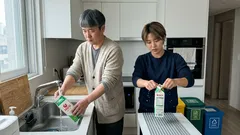 우유팩 분리배출 3단계만 지키면 화장지가 되는 이유