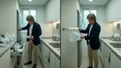 세리아 110엔 흡착식 타월바로 데드스페이스 벽면 수납 늘리는 법