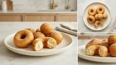 겉은 바삭, 속은 쫀득—순두부+쌀가루로 만드는 담백한 글루텐프리 도넛 레시피