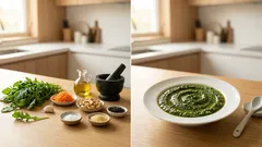 바질 없어도 괜찮아요—루꼴라로 만드는 알싸한 제노베제(페스토)